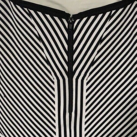 GUESS Stripe Bodycon Knit Strapless Mini Dress - Picture 15 of 16